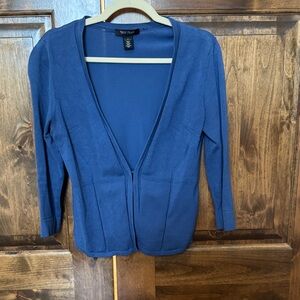 White House Black Market Navy Cardigan